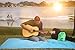 Extra Large Beach Blanket for Picnic & Camping – 7′ x 7′ Oversized Foldable Blankets Folds Into Drawstring Bag – Sand Proof & Waterproof Outdoor Mat – Sand Free Big Festival Folding Travel Blanketthumb 2