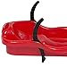 Best Choice Products Kids Snow Sled Toboggan Boat Sledge W/ Brakes, Rope Outdoor Sport- Red