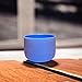TOPFUND Blue G Note Crystal Singing Bowl Throat Chakra 8 inch with Heavy Duty Carrying Case and Suede Mallet