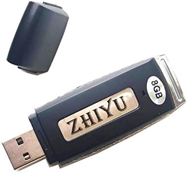 2-in-1 8GB Mini USB Voice Recorder-Best Spy Voice Recorder-USB Digital Audio Voice Recorder-Sound Recorder-Portable Recording Device-Dictaphone-Windows Mac Compatible