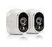 Arlo Security System by NETGEAR - 2 Wire-Free HD Cameras, Indoor/Outdoor, Night Vision (VMS3230C) with Extra Outdoor Mount (VMA1000) - New Version, Works with Alexa