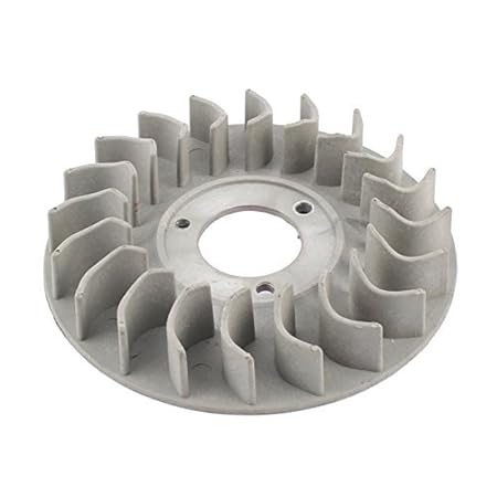DealMux 170mm Außen-Ø 42 mm Bohrung Elektromotor Kunststoff 20 Vanes Lüfterrad Grau