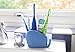 j-me Whale Toothbrush Holder for Kids - Children's Bathroom Storage Organizer for Toothpaste, Toothbrushes and More - Non Slip Bathroom Tidy