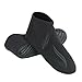 Deep See Low Tide Dive Socks with Grip, Black, Size 8-9