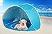 HTKJ Foldable Dog Beach Tent, Portable Dog Pet Pop Up Fun Pool with Sun shelter for Kids,Collapsible Dog Pet Pool Bathing Tub for Dogs or Cats