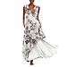Franterd Women Dress Traditional African Dashiki Bodycon Deep O-Neck Party Dresses