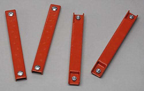 CDS Dealer Supply Red Rubber Coated Magnetic License Plate Holder Magnet Set of 4