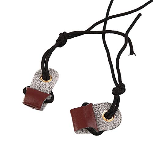 Florenceenid Archery Recurve Bow String Long Bow Stringer Black Microfibre Rope Tool - Thumbnail 3