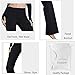 Bamans Womens Comfort Fit Bootcut Yoga Pants Workout Running Non See Through Slim Stretch Wide Leg Yoga Leggings