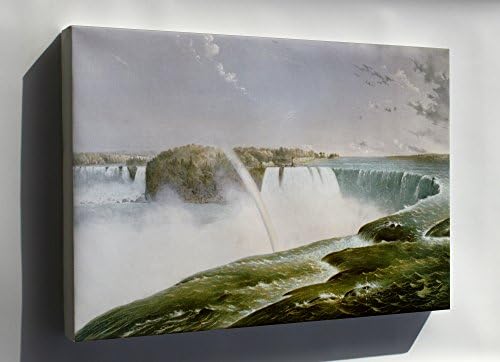 Canvas 24x36; Niagra Falls -From The Canada Side, 1868 Currier And Ives