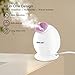 KINGDOMCARES Hot Mist Facial Steamer Warm Nano Ionic Moisturizing Face Humidifier Personal Home Sauna SPA Unclogs Pores Blackheads Acne Comedone Removal Facial Hydration System Nano Sprayer Pink