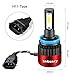 INFITARY LED Headlight Bulbs H11 Conversion Kits Auto Headlamp Car Headlight 72W 6500K Cool White 8000LM Extremely Super Bright COB Chips, 3 Years Warranty (Red, H11/H8/H9)