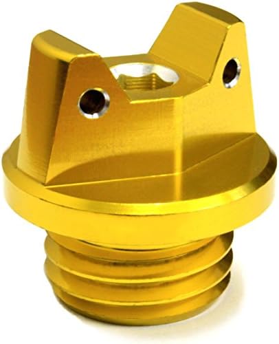 MotoSculpt Oil Fill Cap Plug (GOLD) for Kawasaki KX250 (1980-2004)