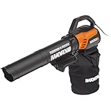 WORX TURBINE Fusion Leaf Blower, Mulcher, and Vacuum with Dual-Stage Metal Impeller and TURBINE Fan Technology – WG510