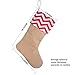 Sumind 4 Pieces Christmas Burlap Stockings Xmas Fireplace Hanging Stockings for Christmas Decoration DIY (Color Set 1)