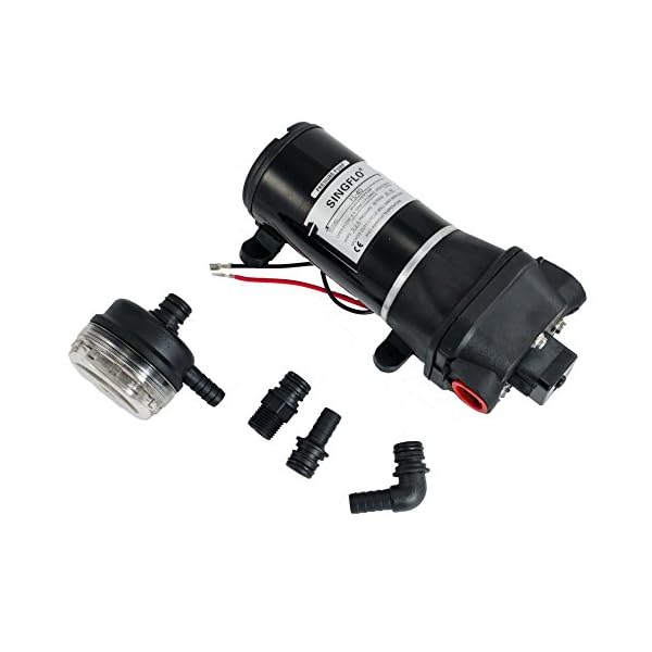 High-Pressure-Water-Pump-12V-DC-40PSI-45GPM-Fittings-Replace-Flojet-Caravan-RV-Boat-Marine