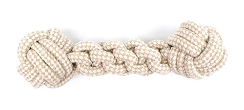 Harry Barker Skipper Cotton Rope Dog Toy (Tan/White)