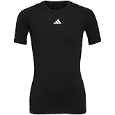 Adidas Boys Moisture Wicking Techfit Compression Shirt Short Sleeve