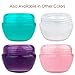 Beauticom 36 Pieces 30G/30ML (1 Oz) Purple Frosted Container Jars with Inner Liners for Scrubs, Oils, Salves, Creams, Lotions, Medication, Cosmetics - BPA Free