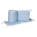 Trend Lab My Little Friends Crib Bumpers, Blue/Pink/Brown/Gray