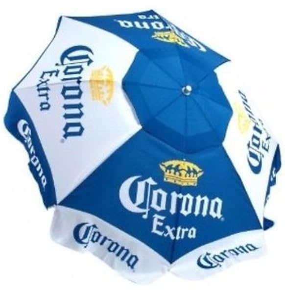 Amazon Com Corona Extra Beer Logo Large Beach Style Umbrella New Garden Outdoor