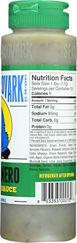 SECRET AARDVARK SERRABANERO GREEN HOT SAUCE, 8 FZ