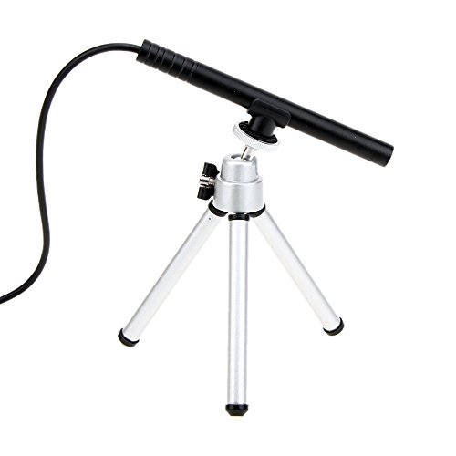 KKmoon 200X Portable Mini USB Digital Microscope Endoscope Magnifier Camera 5MP 4LED HD Manual Focus with Tripod