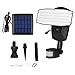 Solar Lights outdoor 80-LED Motion Sensor Solar Spotlight for Patio Deck Yard Garden Driveway Pool Area(1 pack)