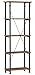 Homelegance Factory 4-Teir Bookcase, Rustic Brown