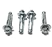 Sleeve Anchors (w/Nuts & washers), Zinc Plated Steel, Hex Head, 5/16