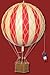 Authentic Models, Royal Aero Air Balloon, Hanging Home Decor - 22 Inch Height, Historic Hot Air Balloon Model for Home Decor, Detailed Vintage Decorations to Hang from Ceiling - True Red