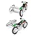 MOWOM 2PCS Rhodium Plated Cufflinks Shirt Wedding Business