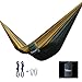 ZLHY Camping Hammock, Parachute Cloth with 2 Shackles, Single Double, Portable Indoor Outdoor Tree Hammock, Parachute Hammock, Backpack, Travel, Beach, Backyard, Hikingthumb 1