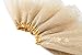 GOODTECK Newborn Infant Baby Professional 3 Layers Sequin Tutu Tulle Skirt (3-8 Years, Gold)