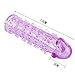 Crystal ELISEL surge penile cuff male wonderful lilac crystal condom cock penis enlarger full length extension to increase your penis size.Stings (full)