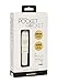 Doc Johnson The Original Pocket Rocket - Powerful, Quiet, Compact, Reliable, Simple Yet Safisfying, Discreet Vibrator - Targeted Clitoral Massager - White - Made In Japan