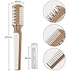 SLKIJDHFB-2-Pieces-Hair-Cutter-Comb-Double-Sided-Hair-Razor-Comb-Hair-Thinning-Cutting-Comb-Hair-Styling-Razor-Scissor-Combs-with-10-Pieces-Stainless-Steel-Blade-Replacement-for-Hair-Thinning-Cutting- LENNI 2 Pieces Hair Cutter Comb Double Sided Hair Razor Comb Hair Thinning Cutting Comb Hair Styling Razor Scissor Combs…