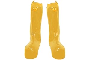 Taiture Adult Monkey Shoes Cosplay Egghead Island Boot Black Red Pink Yellow Leather Mid-heel Shoes Halloween Party Suit Men