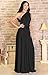 KOH KOH Womens Long Bridesmaid One Shoulder Convertible Wrap Cocktail Maxi Dress