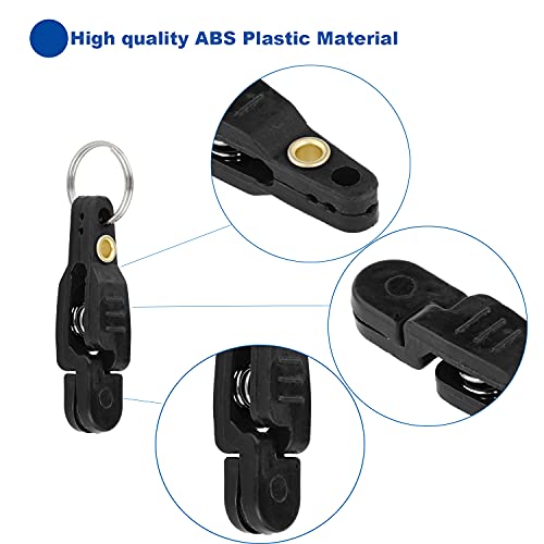 Snap Release Clip, Heavy Tension Downrigger Release Clips for Offshore Fishing, Planer Board, Weight, Kite, Pack of 10