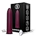 Bullet Vibrator | Cordless USB Rechargeable | Blazing Vibrating Bullet Adult Toy | 3 Speeds + 7 Pulsating Patterns, Deep Purple