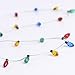 Factory Direct Craft 24 Feet of Tiny Acrylic Light Bulbs on String for Dollhouse Miniatures and Decorating Packages, Trees and Crafts