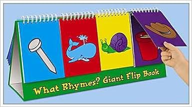 What Rhymes Giant Flip Book Student Flip Books Ee685 Amazon