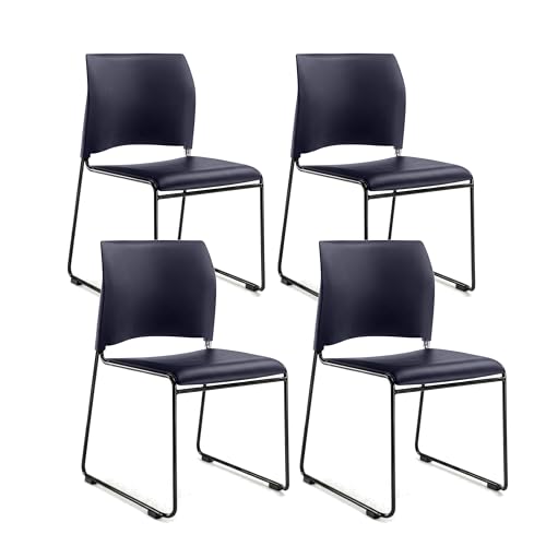 OEF Furnishings OEF8704-10-04/4 Commercial Stack Chair (Vinyl Padded Seat and B…