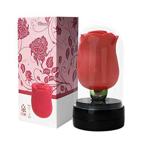 HXS Toys for Women Sucking Vibrator Rose Toy with 7 Intense Suction Rechargeable Clit Sucker Nipple Stimulator Massage Toys for Couples Special Gifts for Her (1pcs,Rose)