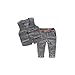 Baby Vintage Style and Wedding Tuxedo Waistcoat Outfit Suit (2-3T, Grey)