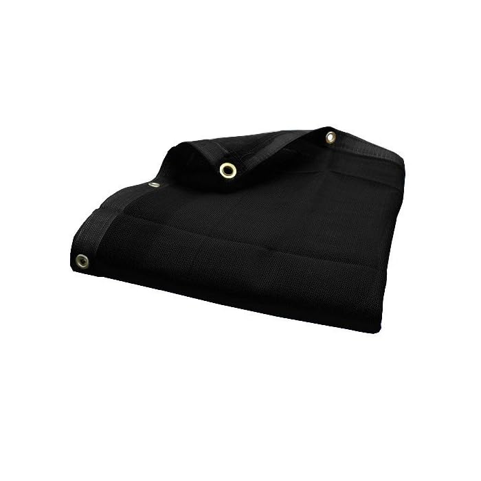 Buy 40'X40' (Black) Heavy Duty Mesh Tarp Net Sail Sun Shade Awning and