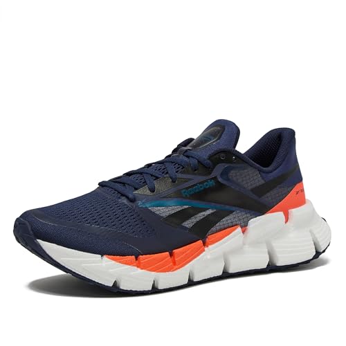 Reebok Floatzig Running Shoes for Men, Vector Navy/Escape Blue/Supercharged Cor…