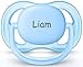 Philips AVENT Personalized Pacifiers by Pacidoodle Customize Now Engraved with Your Baby's Name OR Monogram (Blue & Mint 6-18m)