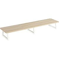 Amazon.com: TEAMIX 42 inch Large Dual Monitor Riser, Extra Long Monitor ...